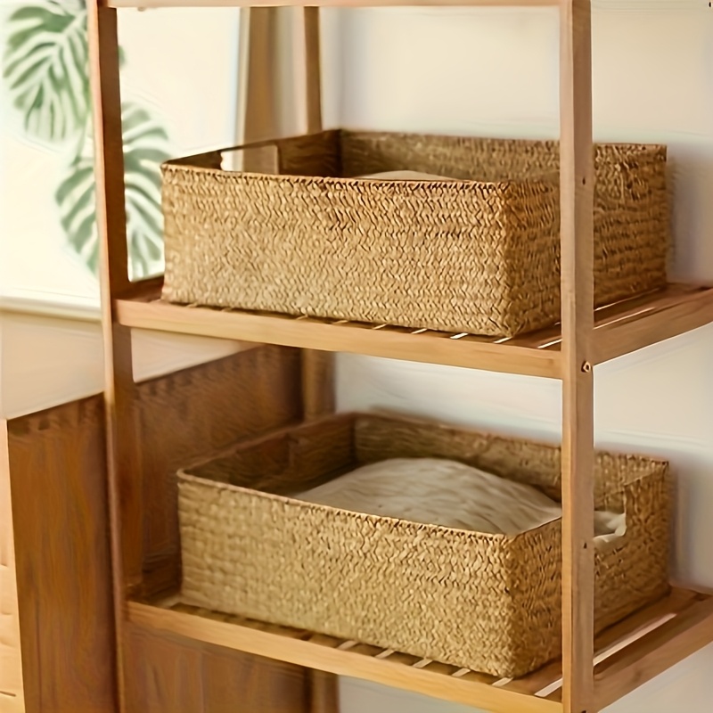 Handwoven Rattan Basket, Recta - Basket Bag Wicker 评论和价格
