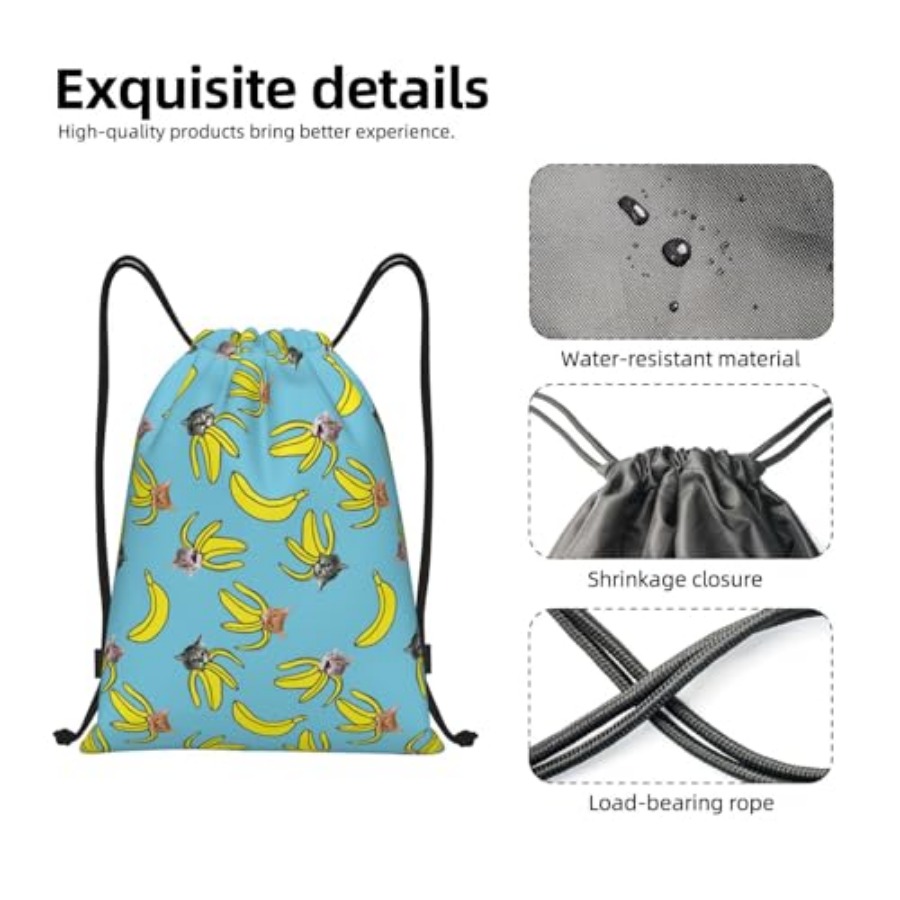 Funny Cat Banana Bananas Draws - Women'S Yoga Bags 评论和价格
