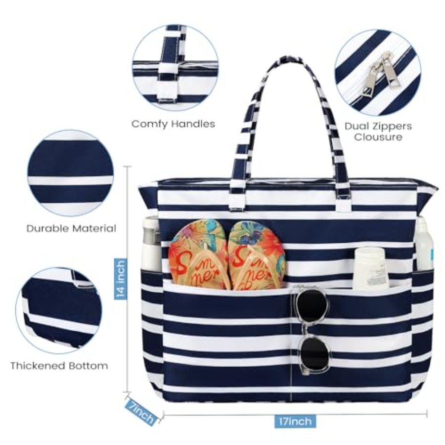 Trifabricy Beach Bags for Wome - Women Bags Waterproof 评论和价格