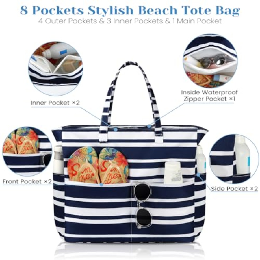 Trifabricy Beach Bags for Wome - Women Bags Waterproof 评论和价格