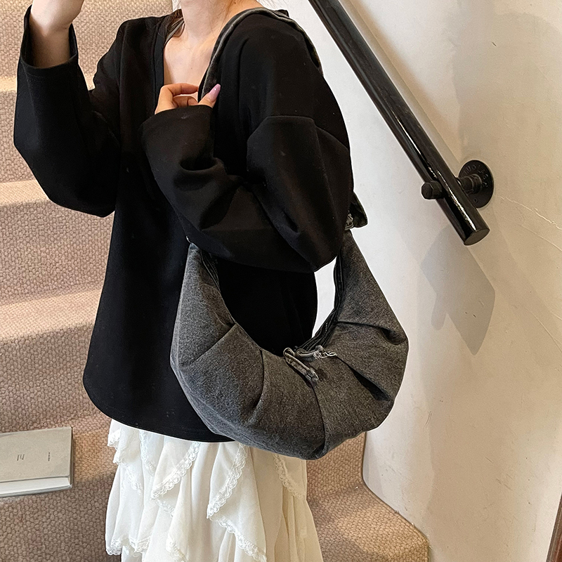 Denim Solid Color Casual Shoul - Women Bags Branded Sale 评论和价格